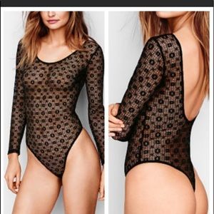 Victoria’s Secret Lace long Sleeve body suit